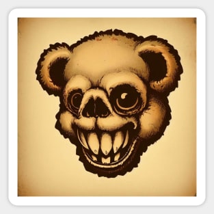 Evil Teddy Sticker